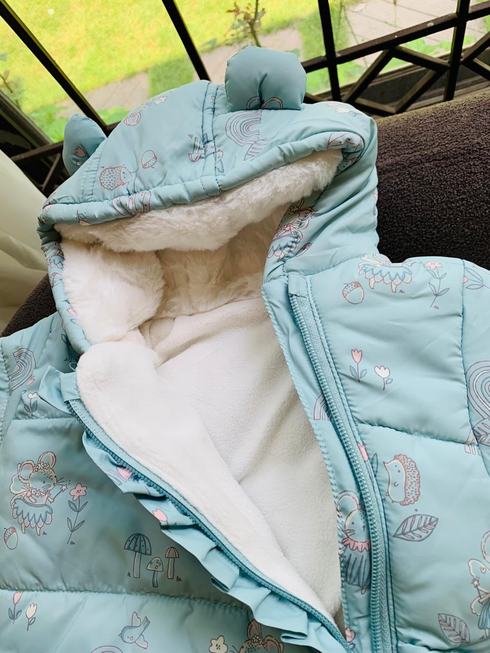 George Woodland Mouse Hooded Pramsuit