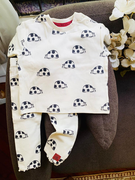 George Printed Lady Bugs Shirt & Trouser Set