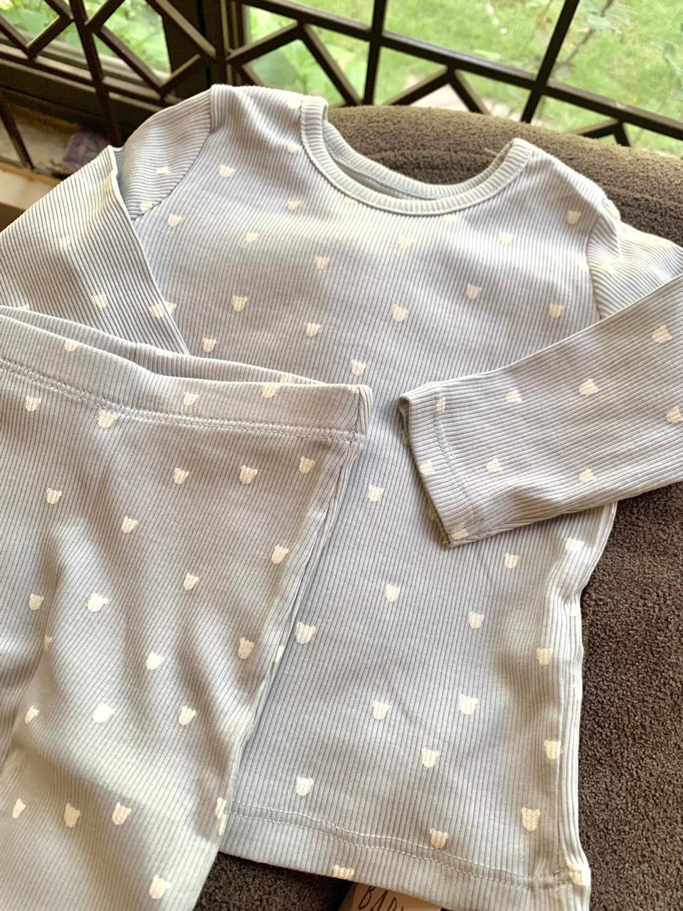 George Printed Bear Shirt and Trouser Set