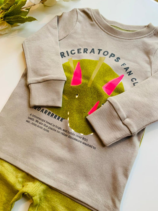 Next "Triceratops" Shirt & Trouser Set