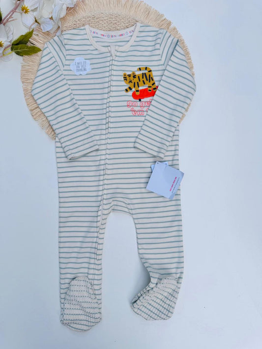George "Go get 'em tiger!"Sleepsuit