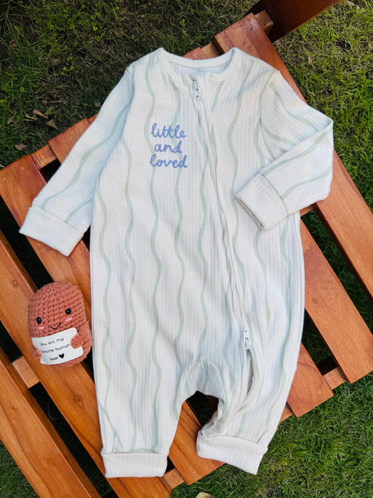 Tu Clothing "Little and Loved" Sleepsuit