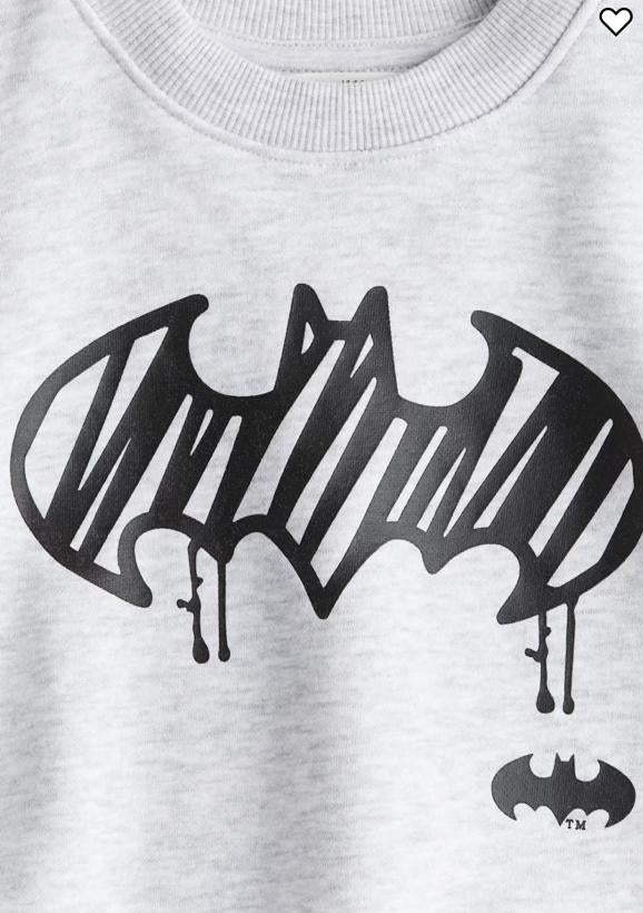 H&M fleece lined printed Batman Sweatshirt