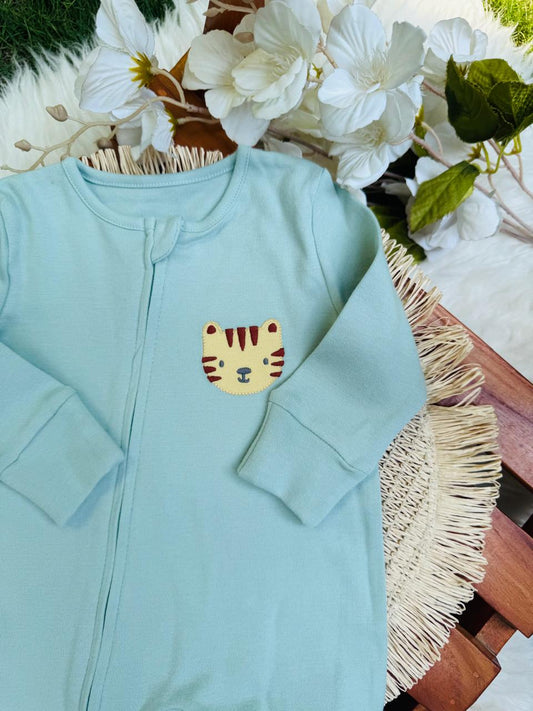 George Embrioded Tigger Face Sleepsuit