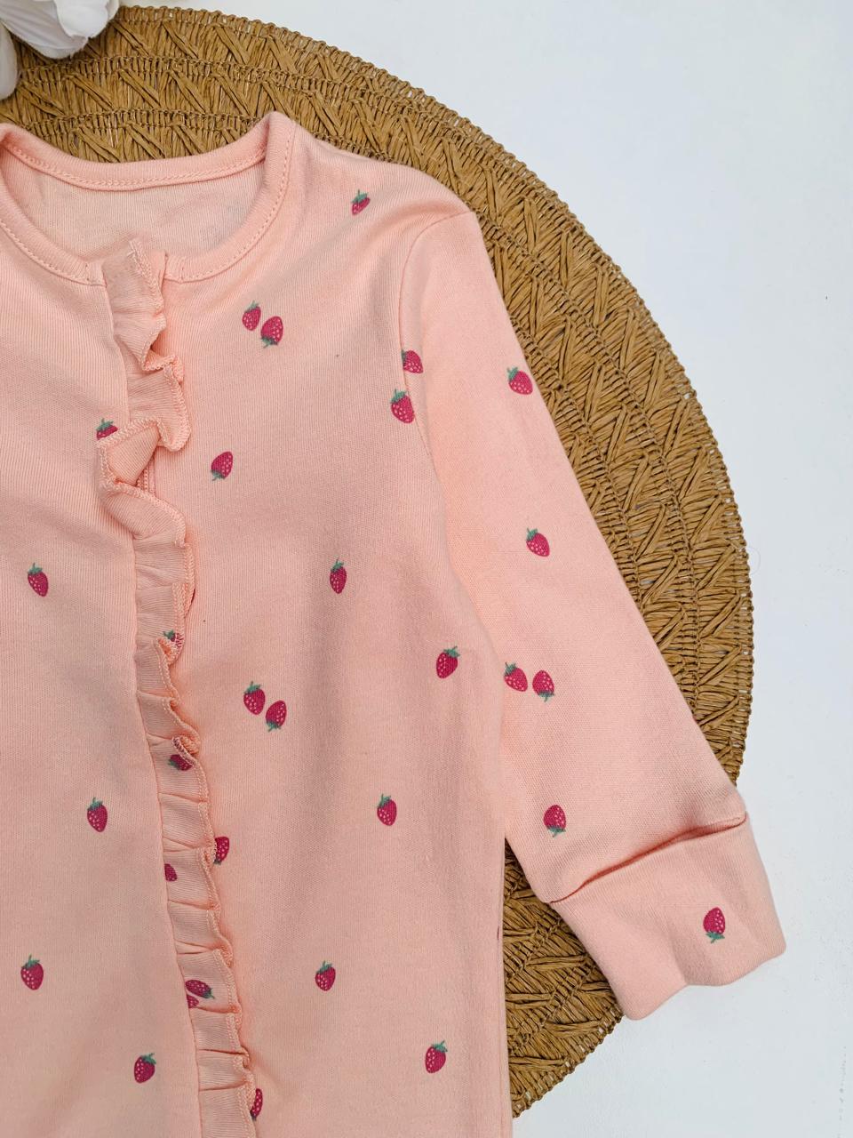 George Strawberrys print Sleepsuit