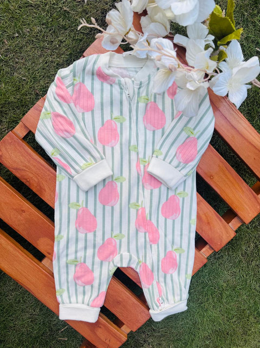 Tu Clothing Peers print sleepsuit