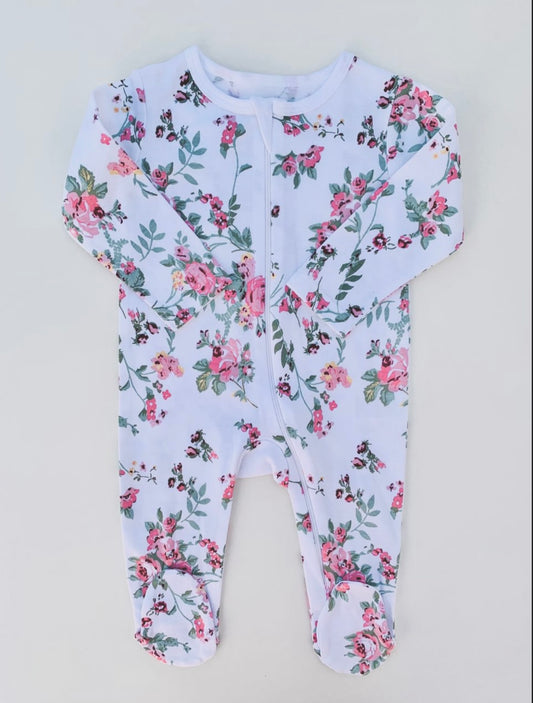 Juniors Floral Sleepsuit