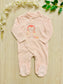 Juniors Velour Pink Sleepsuit