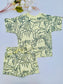 George Tropical Dinos Shirt & Shorts Set