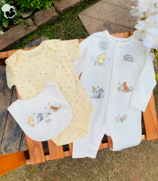 Tu Clothing 3pc “Winnie the Pooh” Starter Set