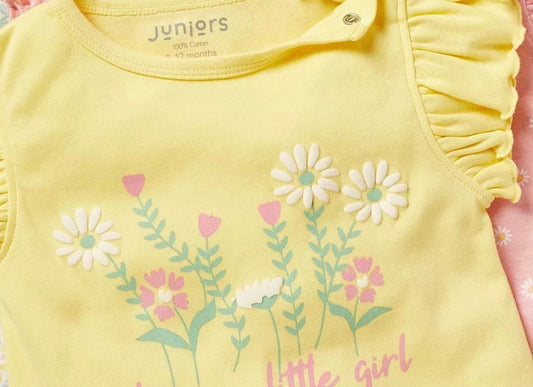 Juniors " Happy Little Girl " Romper