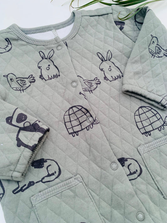 George Quilted  Sleepsuit