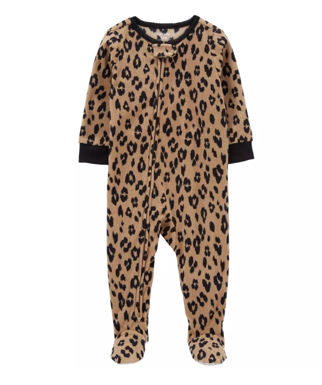 Carter's Leopard Fleeced Sleepsuit