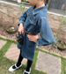 Denim Frock with Belt