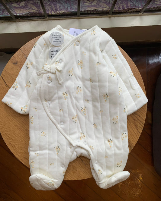 Tu Clothing Floral Quilted Sleepsuit