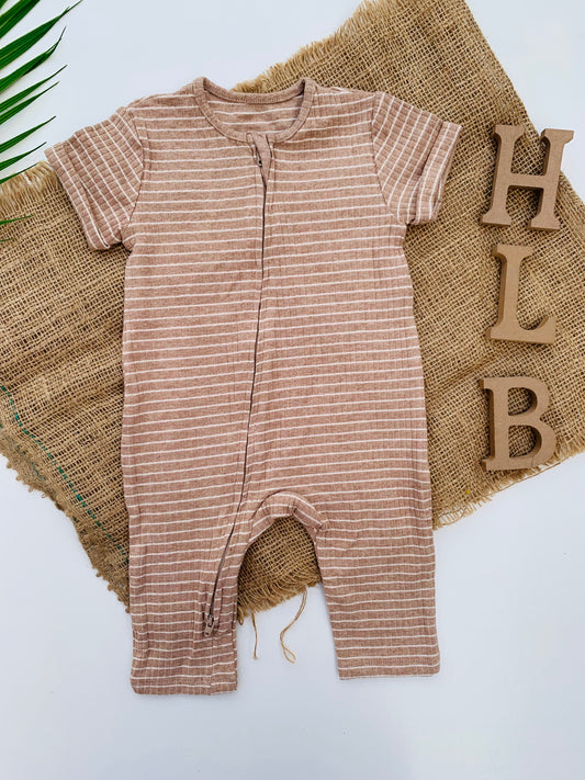 George Ribbed Romper
