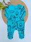 George "Hello" Print Sleepsuit