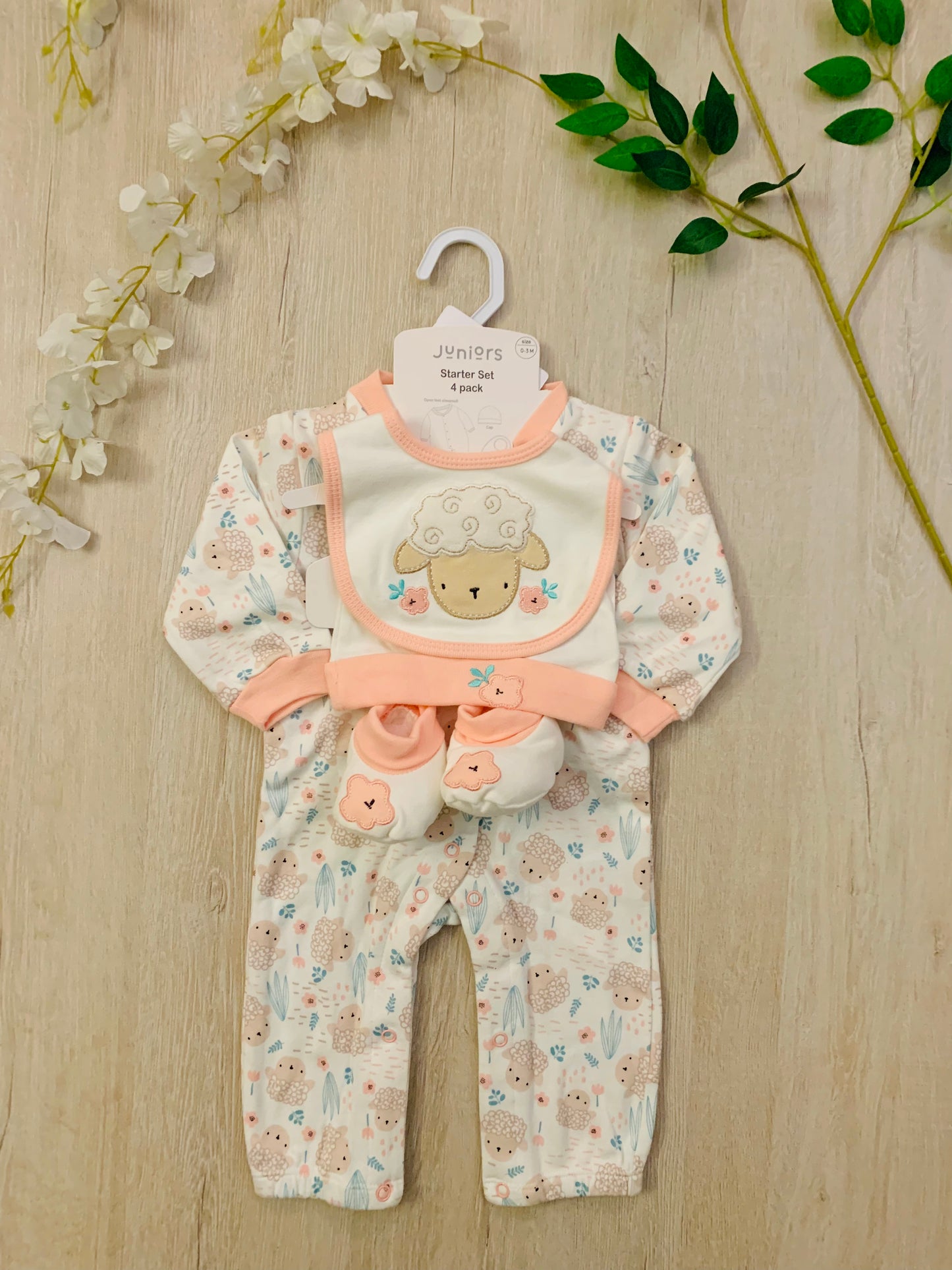 Juniors 5Pc Embroidered Sheep Starterset