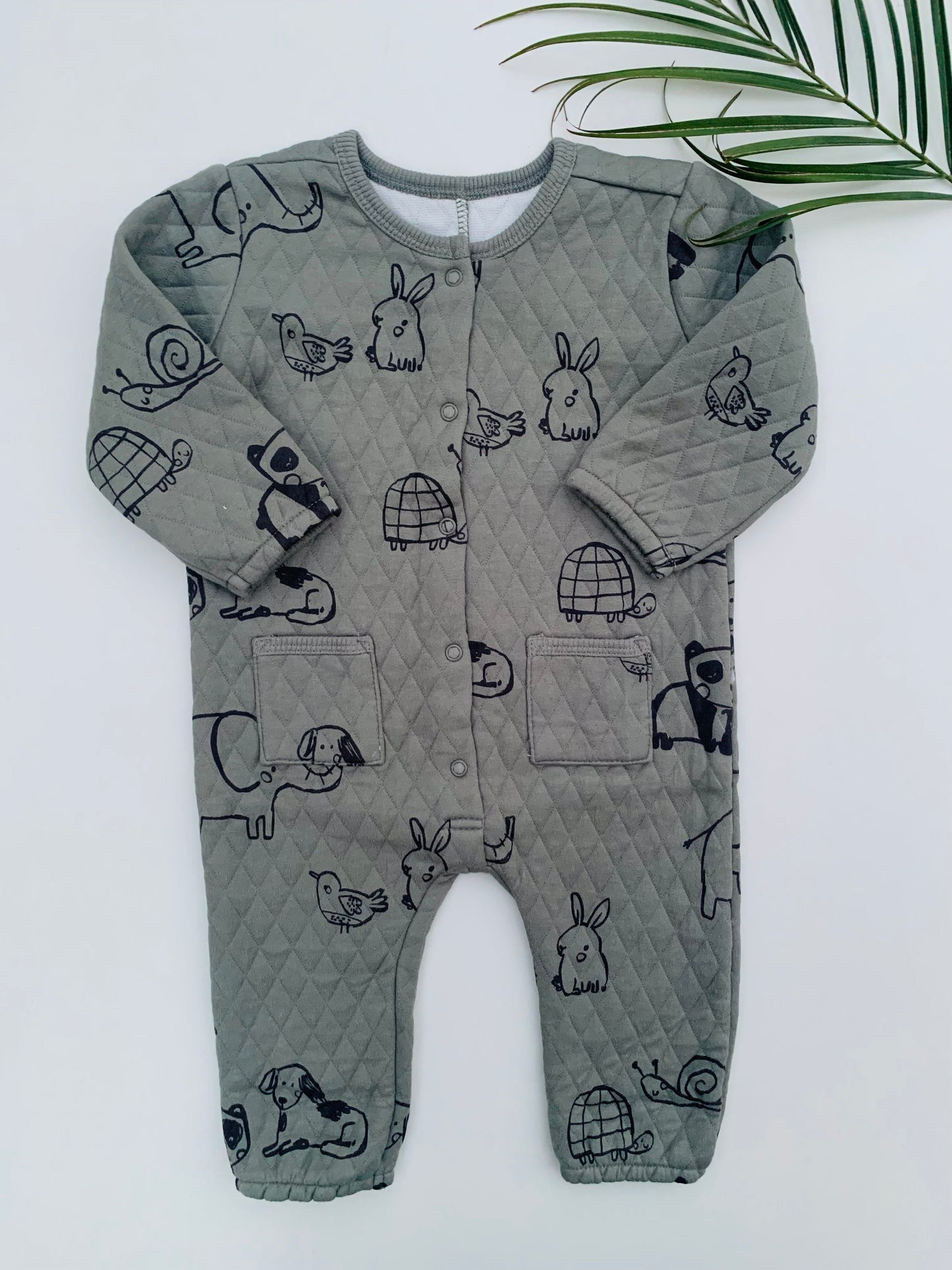 George Quilted  Sleepsuit