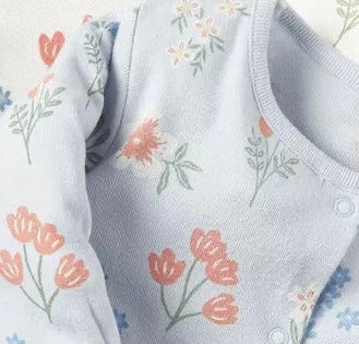 Juniors Printed Flowers Sleepsuit