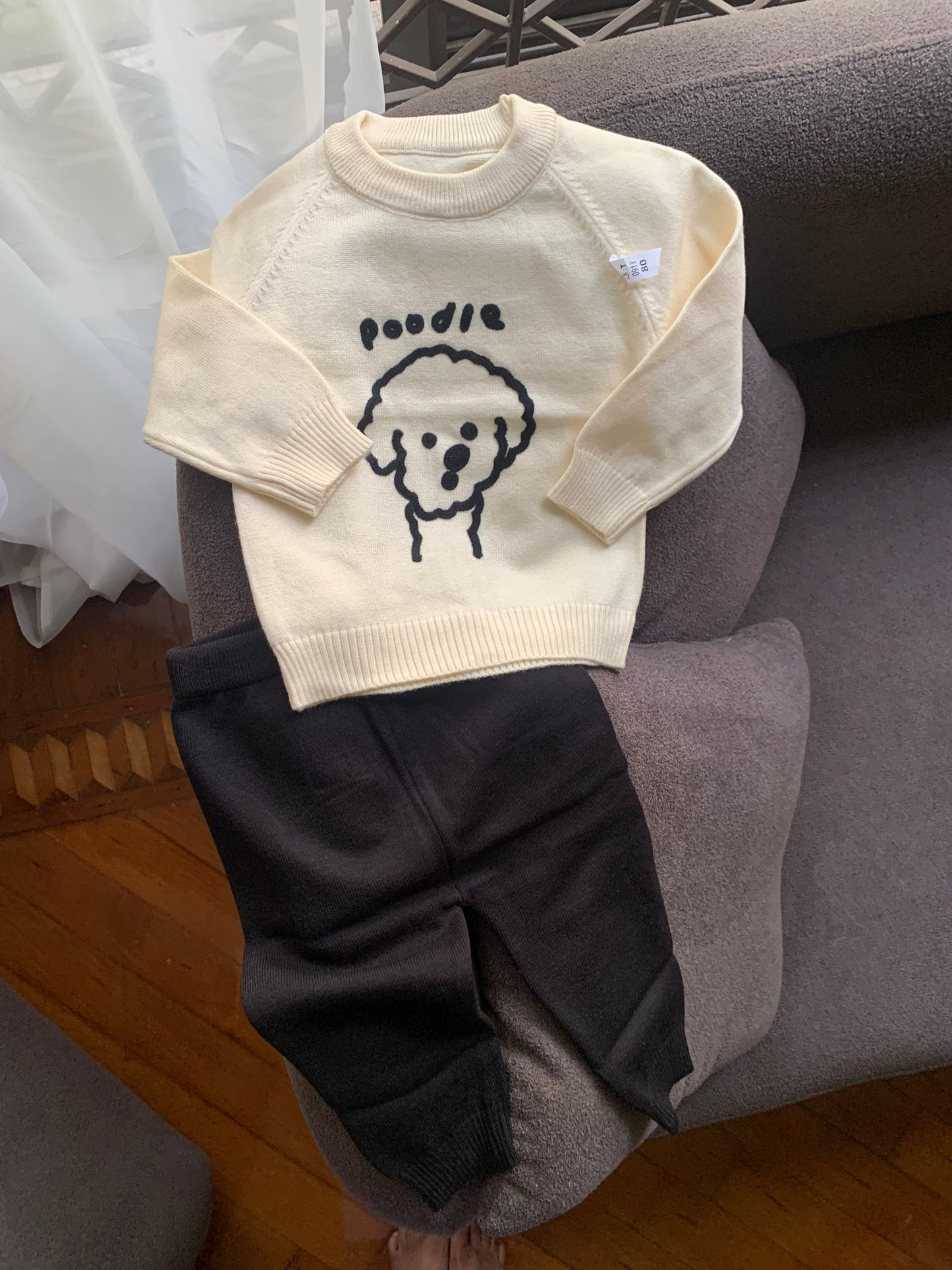 Knitted Shirt & Trouser Set