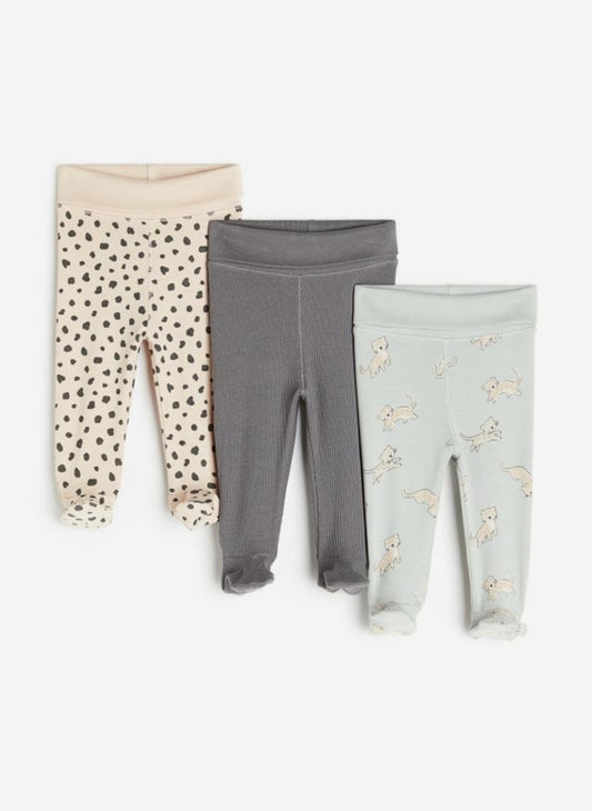 H&M Pack of 3 Trousers Set