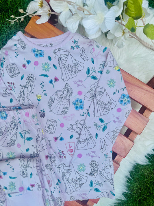 George Disney Princess print Pyjamas Set