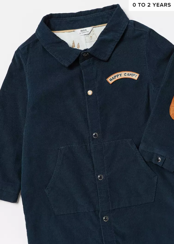 Max Corduroy Sleepsuit