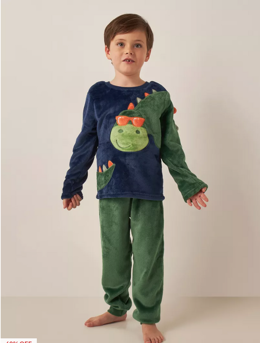 Juniors Velour  Shirt & Trouser Set