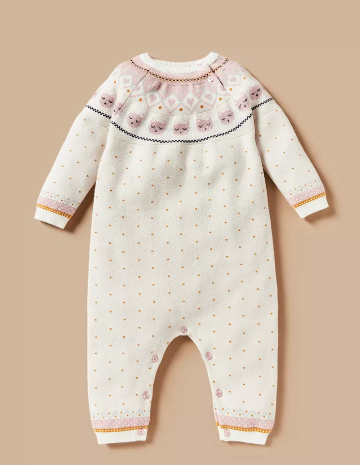 Juniors Knitted Sleepsuit