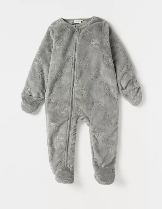 Juniors Velour Sleepsuit