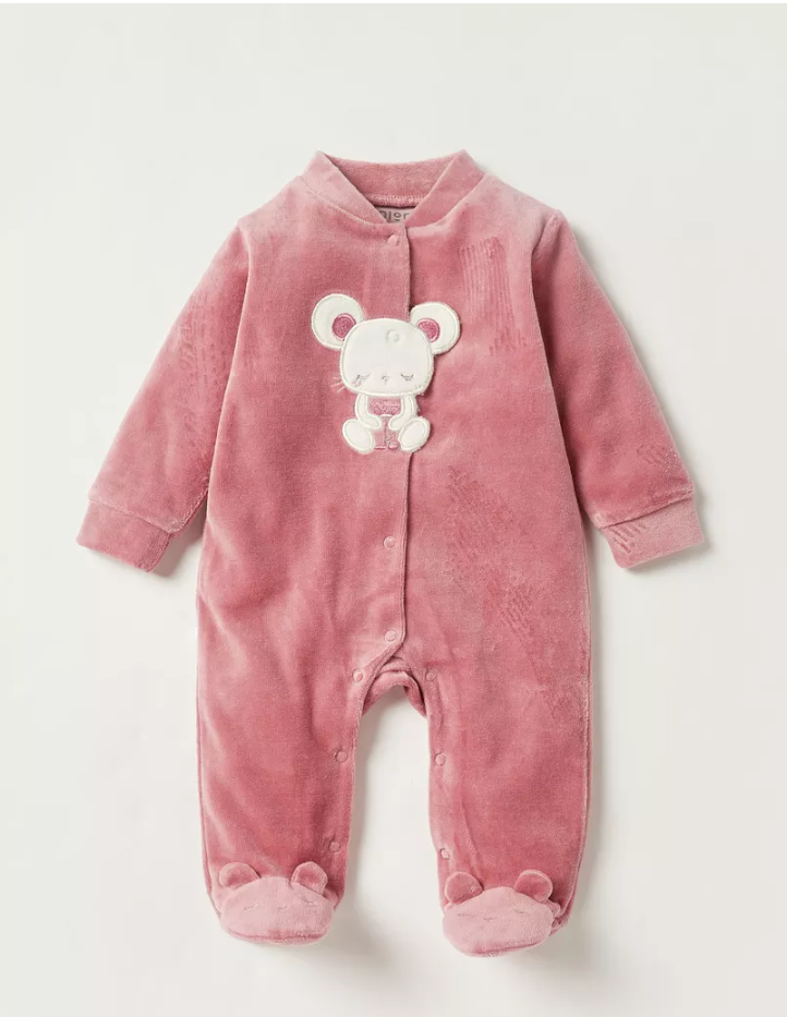 Juniors Velour Sleepsuit