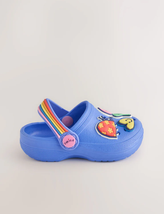Next Rainbow Strap Clogs