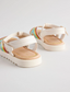 Next Rainbow Metallic T-Bar Sandals