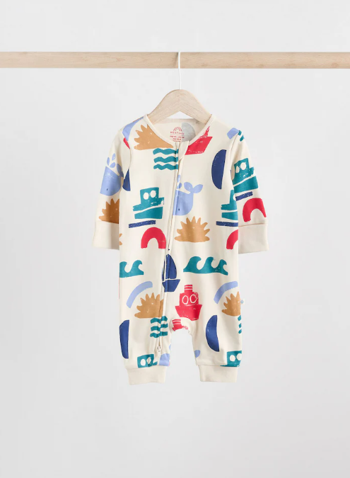 Next Two-Way Zipped Sleepsuit