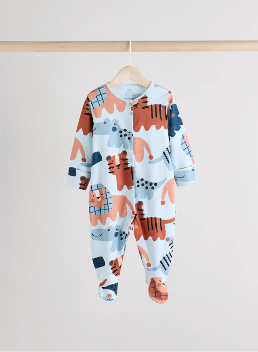 Next Animal Print Sleepsuit