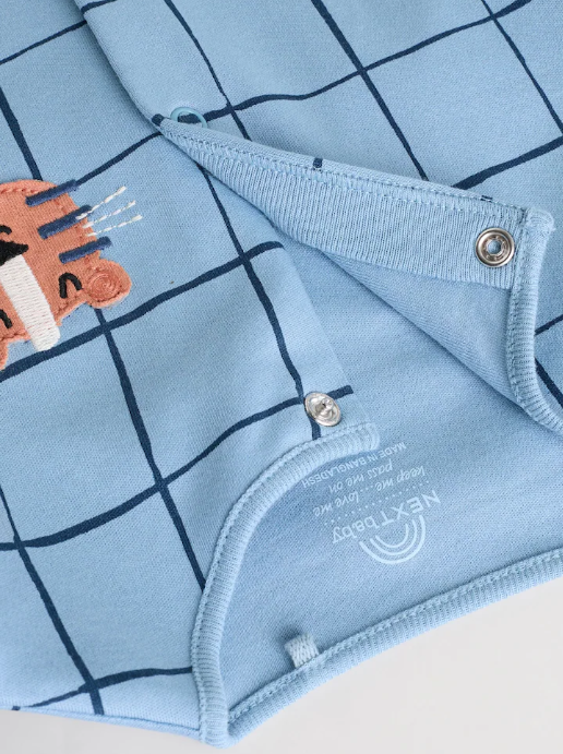 Next Checked Sleepsuit