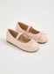George Lace Embroidered Ballet Flats