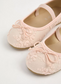 George Lace Embroidered Ballet Flats