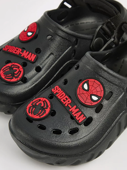 George Marvel Spider-Man Back Strap Chunky Clogs