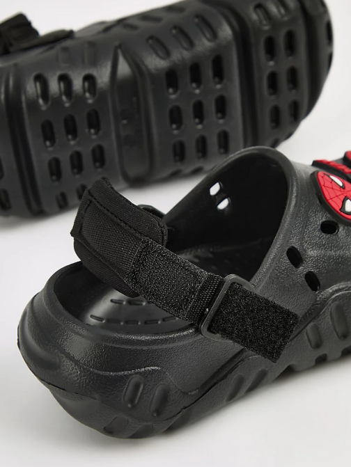 George Marvel Spider-Man Back Strap Chunky Clogs