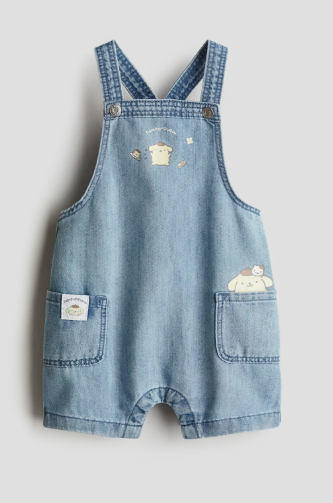 H&M "Pom Pom " Dungarees
