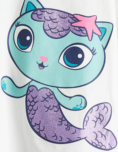 H&M Mermaid Shirt & Short Set