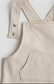 H&M Solid Beige Dungarees