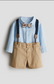 H&M 3pc Formal Suspender Set