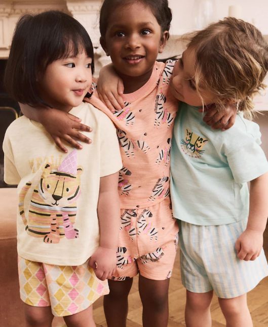 Next Zebra Print Shirt & Shorts Set