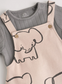 Next Mono Elephant Dungarees