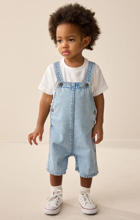 Next Denim Slouch Dungarees