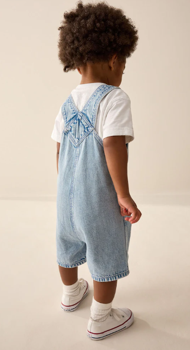Next Denim Slouch Dungarees