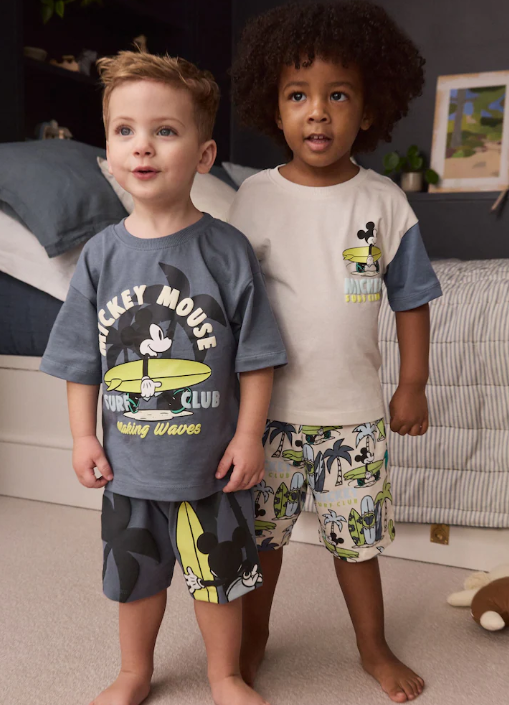 Next "Mickey Mouse" Shirt & Shorts Set